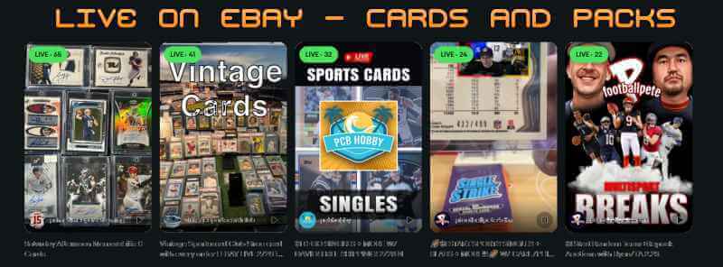 Ebay LIVE - Find all the Card and Packs ending now on eBay.